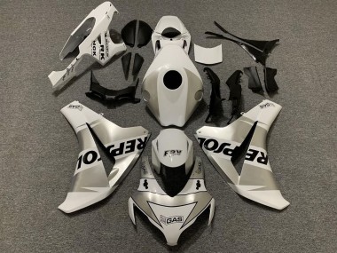 2008-2011 Honda CBR1000RR Motorcycle Fairings - White Silver Black Repsol UK Manufacturers