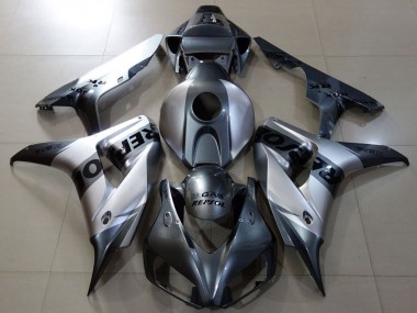 2006-2007 Honda CBR1000RR Motorcycle Fairings - Silver Grey Black Repsol UK Manufacturers