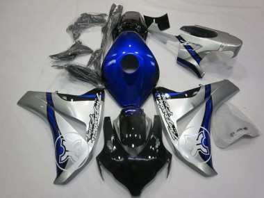 2008-2011 Honda CBR1000RR Motorcycle Fairings - Silver Blue Glossy Black UK Manufacturers