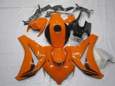 2008-2011 Honda CBR1000RR Motorcycle Fairings - Orange Glossy Black UK Manufacturers