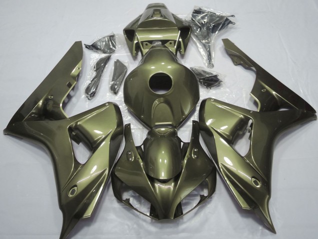 2006-2007 Honda CBR1000RR Motorcycle Fairings - Olive Green UK Manufacturers