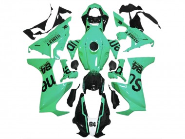 2017-2023 Honda CBR1000RR Motorcycle Fairings - Special Green Glossy Black Street Flava UK Manufacturers