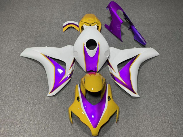 2008-2011 Honda CBR1000RR Motorcycle Fairings - White Yellow Purple UK Manufacturers