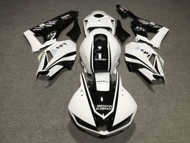 2013-2023 Honda CBR600RR Motorcycle Fairings - White Glossy Black UK Manufacturers