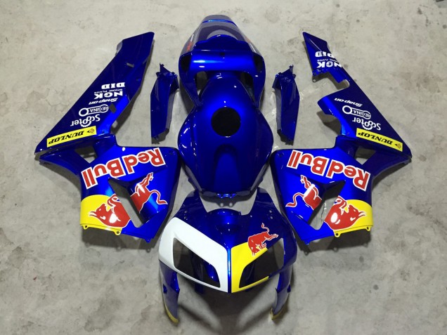 2005-2006 Honda CBR600RR Motorcycle Fairings - Blue Red Bull UK Manufacturers