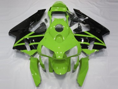 2003-2004 Honda CBR600RR Motorcycle Fairing Kits - Green Glossy Black UK Manufacturers