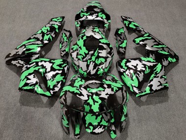 2005-2006 Honda CBR600RR Motorcycle Fairings - Camouflage Light Green UK Manufacturers
