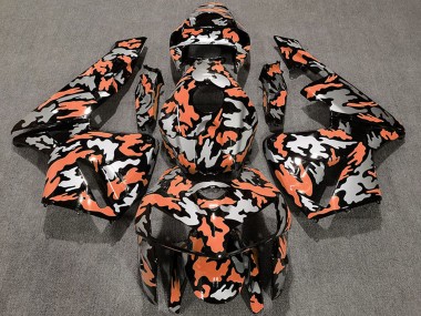 2005-2006 Honda CBR600RR Motorcycle Fairings - Camouflage Light Orange UK Manufacturers