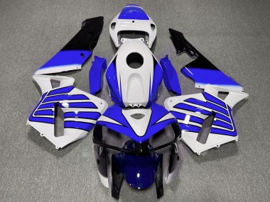 2005-2006 Honda CBR600RR Motorcycle Fairings - White Blue Wings UK Manufacturers