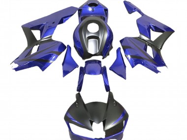 2013-2023 Honda CBR600RR Motorcycle Fairings - Blue Matte Black UK Manufacturers
