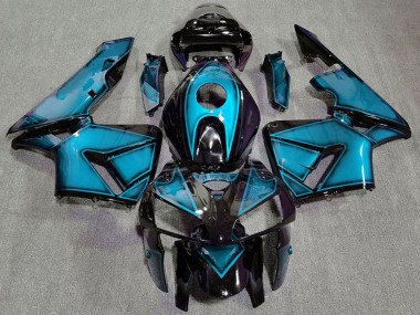 2005-2006 Honda CBR600RR Motorcycle Fairings - Deep Light Blue UK Manufacturers