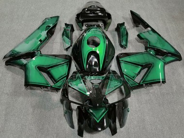 2005-2006 Honda CBR600RR Motorcycle Fairings - Deep Light Green UK Manufacturers