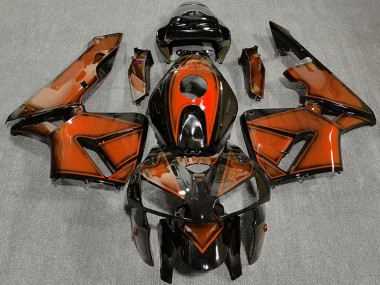 2005-2006 Honda CBR600RR Motorcycle Fairings - Deep Orange UK Manufacturers