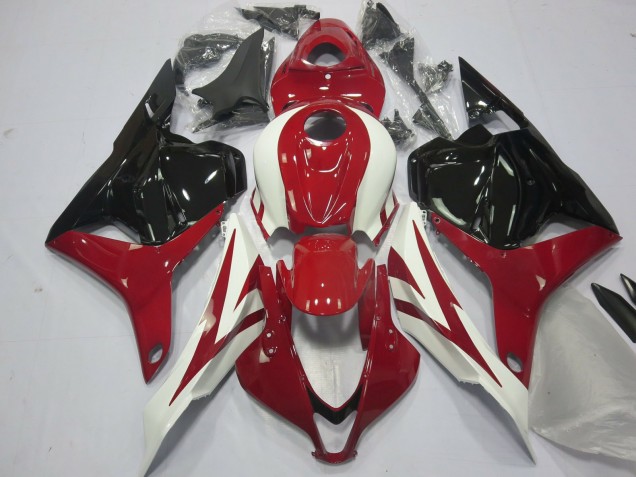 2009-2012 Honda CBR600RR Motorcycle Fairings - White Red Glossy Black OEM Style UK Manufacturers