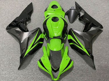 2007-2008 Honda CBR600RR Motorcycle Fairings - Green Glossy Black Grey OEM Style UK Manufacturers