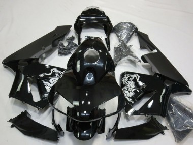 2003-2004 Honda CBR600RR Motorcycle Fairings - Glossy Black Special Design UK Manufacturers