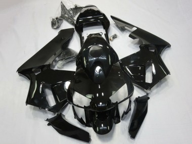 2003-2004 Honda CBR600RR Motorcycle Fairing - Glossy Black Matte Black UK Manufacturers