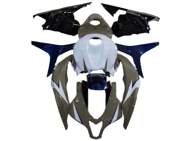 2009-2012 Honda CBR600RR Motorcycle Fairings - White Grey Blue Glossy Black UK Manufacturers