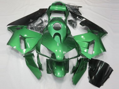 2003-2004 Honda CBR600RR Motorcycle Fairing - Green Glossy Black UK Manufacturers