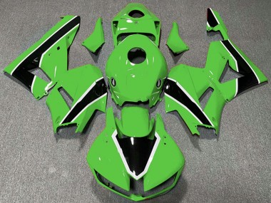 2013-2023 Honda CBR600RR Motorcycle Fairings - Green White Glossy Black UK Manufacturers
