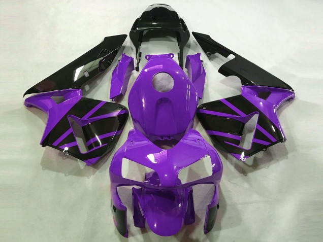 2003-2004 Honda CBR600RR Motorcycle Fairings - Purple Glossy Black OEM Style UK Manufacturers