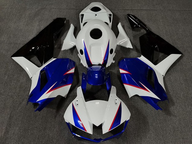 2013-2023 Honda CBR600RR Motorcycle Fairings - White Blue Glossy Black UK Manufacturers