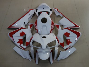 2005-2006 Honda CBR600RR Motorcycle Fairings - White Red Canada UK Manufacturers