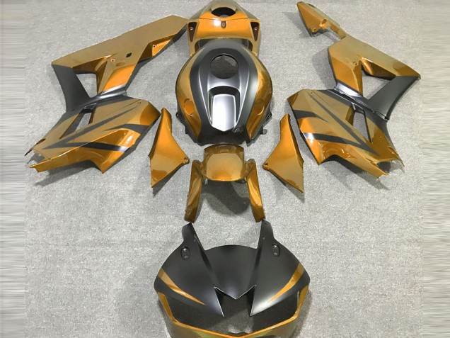 2013-2023 Honda CBR600RR Motorcycle Fairings - Gold Matte Black UK Manufacturers