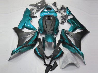 2007-2008 Honda CBR600RR Motorcycle Fairings - Light Blue Matte Black UK Manufacturers