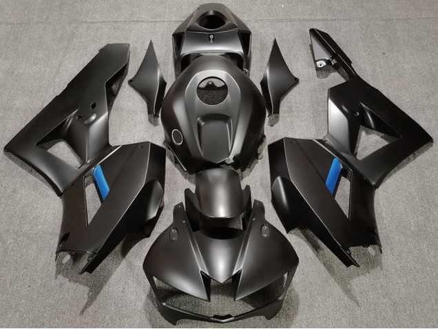 2013-2023 Honda CBR600RR Motorcycle Fairings - Matte Black Light Blue UK Manufacturers