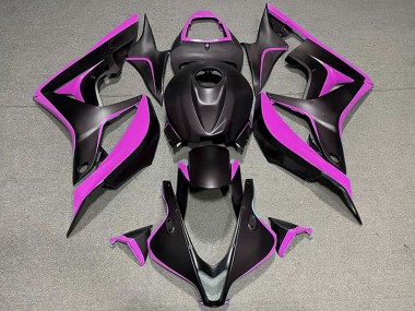 2007-2008 Honda CBR600RR Motorcycle Fairings - Pink Matte Black UK Manufacturers