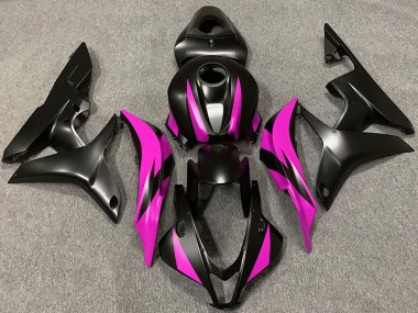 2007-2008 Honda CBR600RR Motorcycle Fairing - Pink Matte Black UK Manufacturers