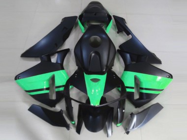 2005-2006 Honda CBR600RR Motorcycle Fairings - Matte Black Special Green UK Manufacturers