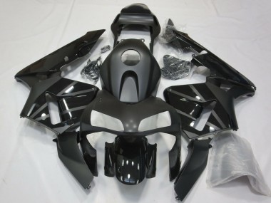 2003-2004 Honda CBR600RR Motorcycle Fairings - Glossy Black Matte Black UK Manufacturers