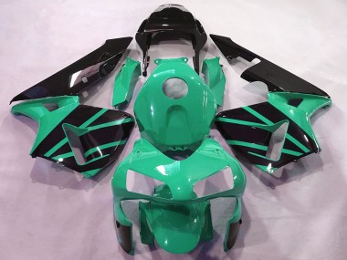 2003-2004 Honda CBR600RR Motorcycle Fairings - Mint Green Glossy Black OEM Style UK Manufacturers