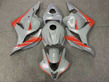 2009-2012 Honda CBR600RR Motorcycle Fairings - Nardo Grey Red UK Manufacturers