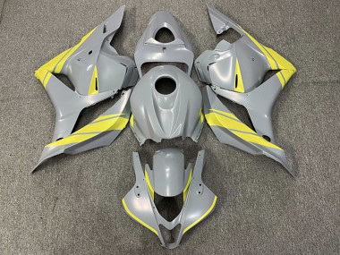 2009-2012 Honda CBR600RR Motorcycle Fairings - Nardo Grey Yellow UK Manufacturers