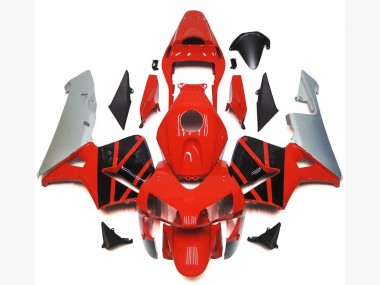 2003-2004 Honda CBR600RR Motorcycle Fairings - Silver Red Glossy Black OEM Style UK Manufacturers
