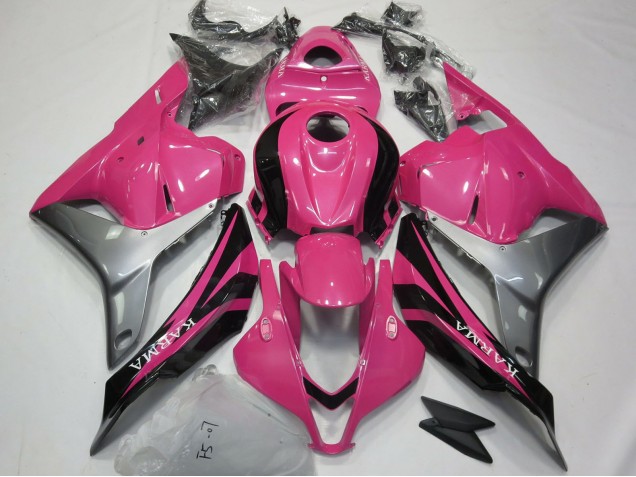 2009-2012 Honda CBR600RR Motorcycle Fairings - Silver Pink Glossy Black OEM Style UK Manufacturers