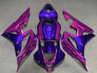 2007-2008 Honda CBR600RR Motorcycle Fairings - Blue Pink UK Manufacturers