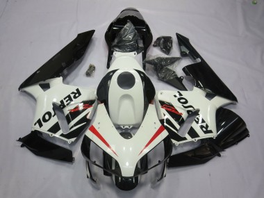 2003-2004 Honda CBR600RR Motorcycle Fairings - White Red Glossy Black Repsol OEM Style UK Manufacturers