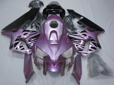 2005-2006 Honda CBR600RR Motorcycle Fairings - Rose Purple Flame UK Manufacturers