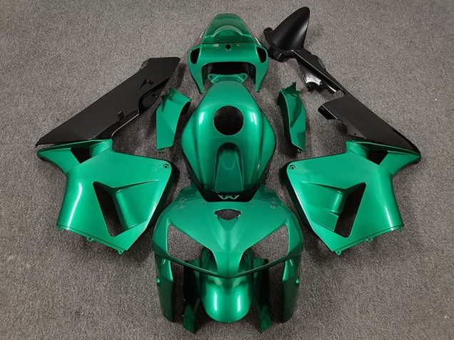2005-2006 Honda CBR600RR Motorcycle Fairings - Teal CBR Style UK Manufacturers