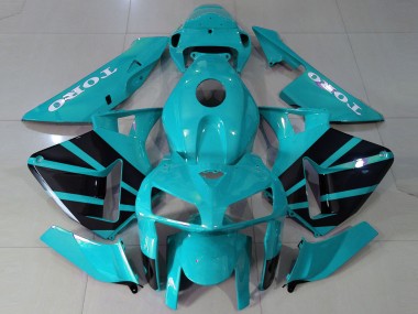 2005-2006 Honda CBR600RR Motorcycle Fairings - Teal OEM Style UK Manufacturers