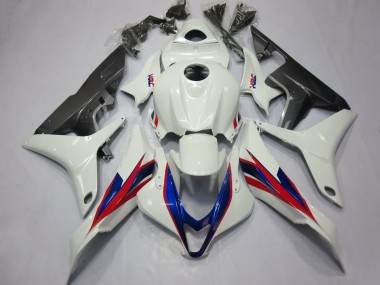 2007-2008 Honda CBR600RR Motorcycle Fairings - White Red Blue HRC UK Manufacturers