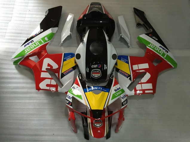 2005-2006 Honda CBR600RR Motorcycle Fairings - White Red Givi UK Manufacturers