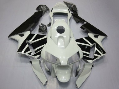 2003-2004 Honda CBR600RR Motorcycle Fairings - White Glossy Black OEM Style UK Manufacturers