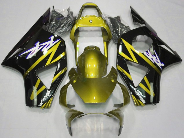 2002-2003 Honda CBR954RR Motorcycle Fairings - Electric Yellow Glossy Black UK Manufacturers