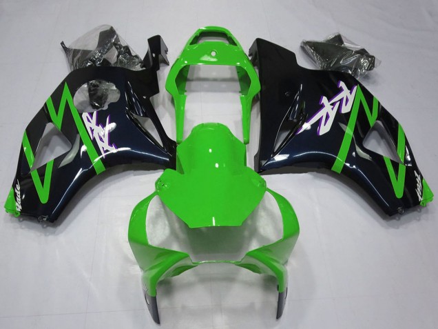 2002-2003 Honda CBR954RR Motorcycle Fairing Kits - Green Glossy Black UK Manufacturers