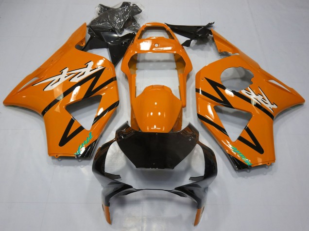 2002-2003 Honda CBR954RR Motorcycle Fairings - Orange Glossy Black UK Manufacturers